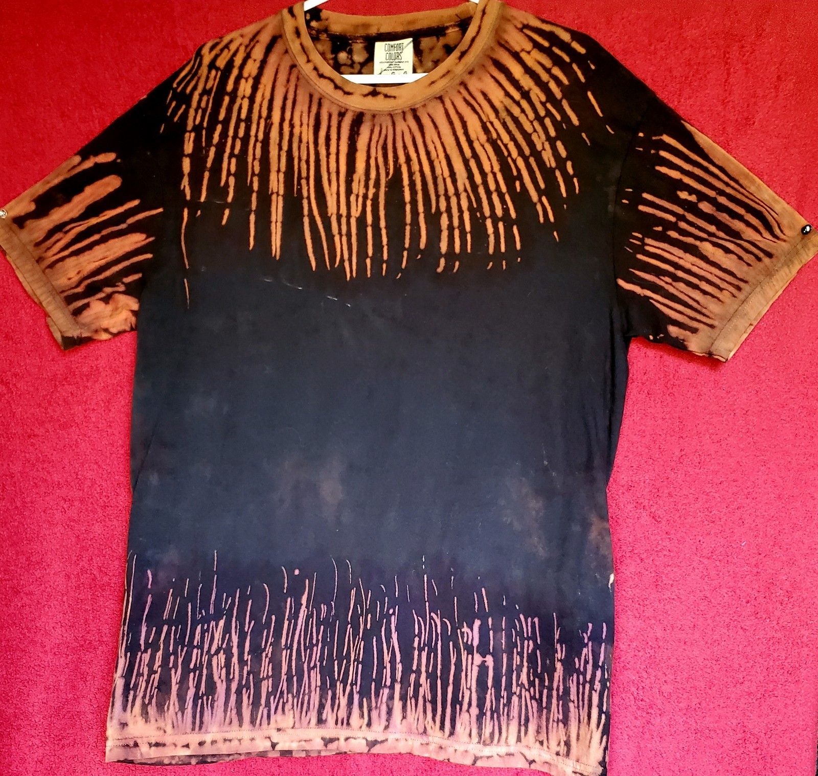 GILDAN SIZE LARGE 100% Cotton Tye Dyed Shirt Pre-washed WON’T FADE VERY SOFT