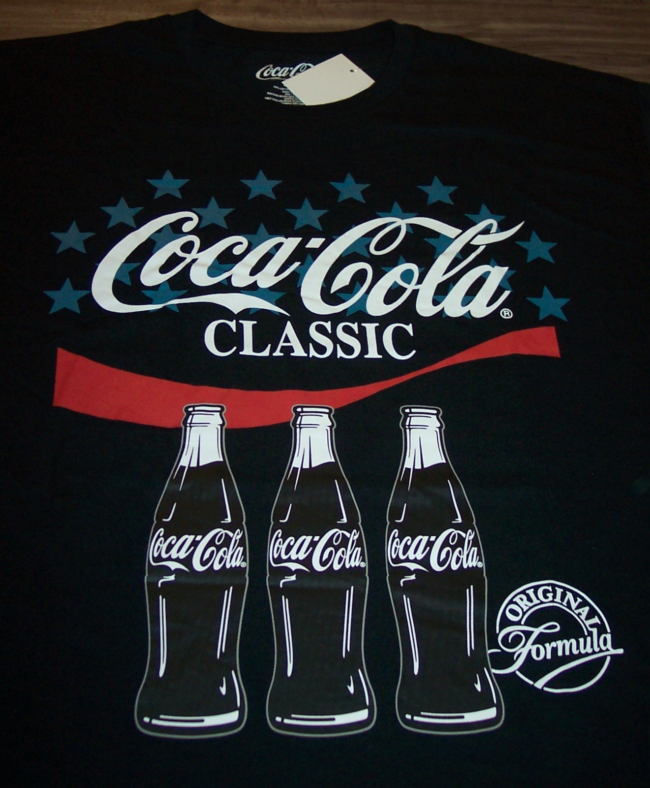 COCA-COLA Coke Soda Patriotic Flag T-Shirt BIG & TALL 3XL 3XLT NEW w/ TAG gallery