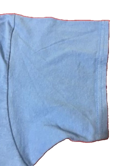 Old Guys Rule Local Legend Men's Light Blue Tee White Print Size 2XL *Stain gallery
