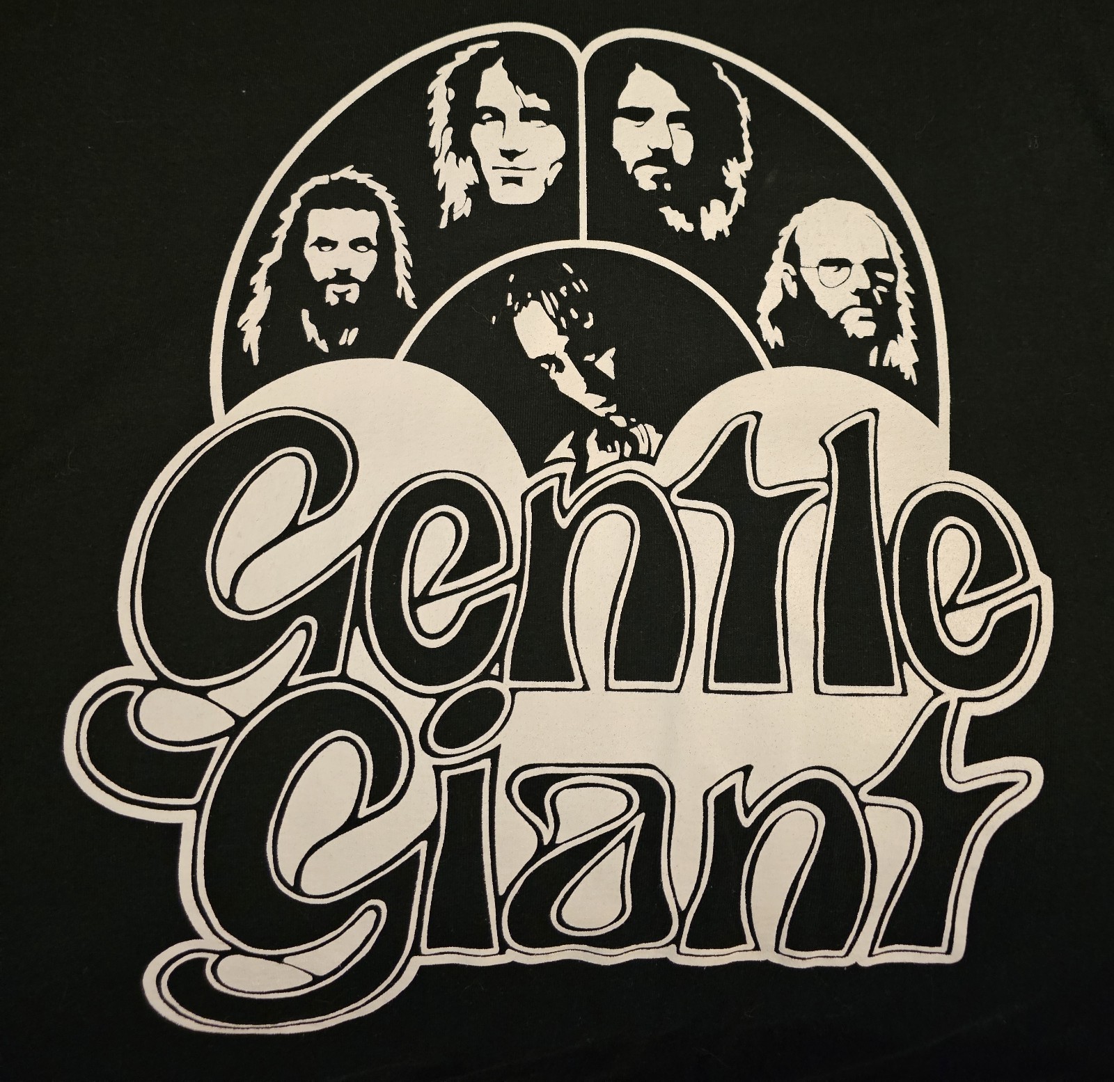 Gentle Giant Official Band T Shirt Progressive Rock Size 5x Black NWOT gallery