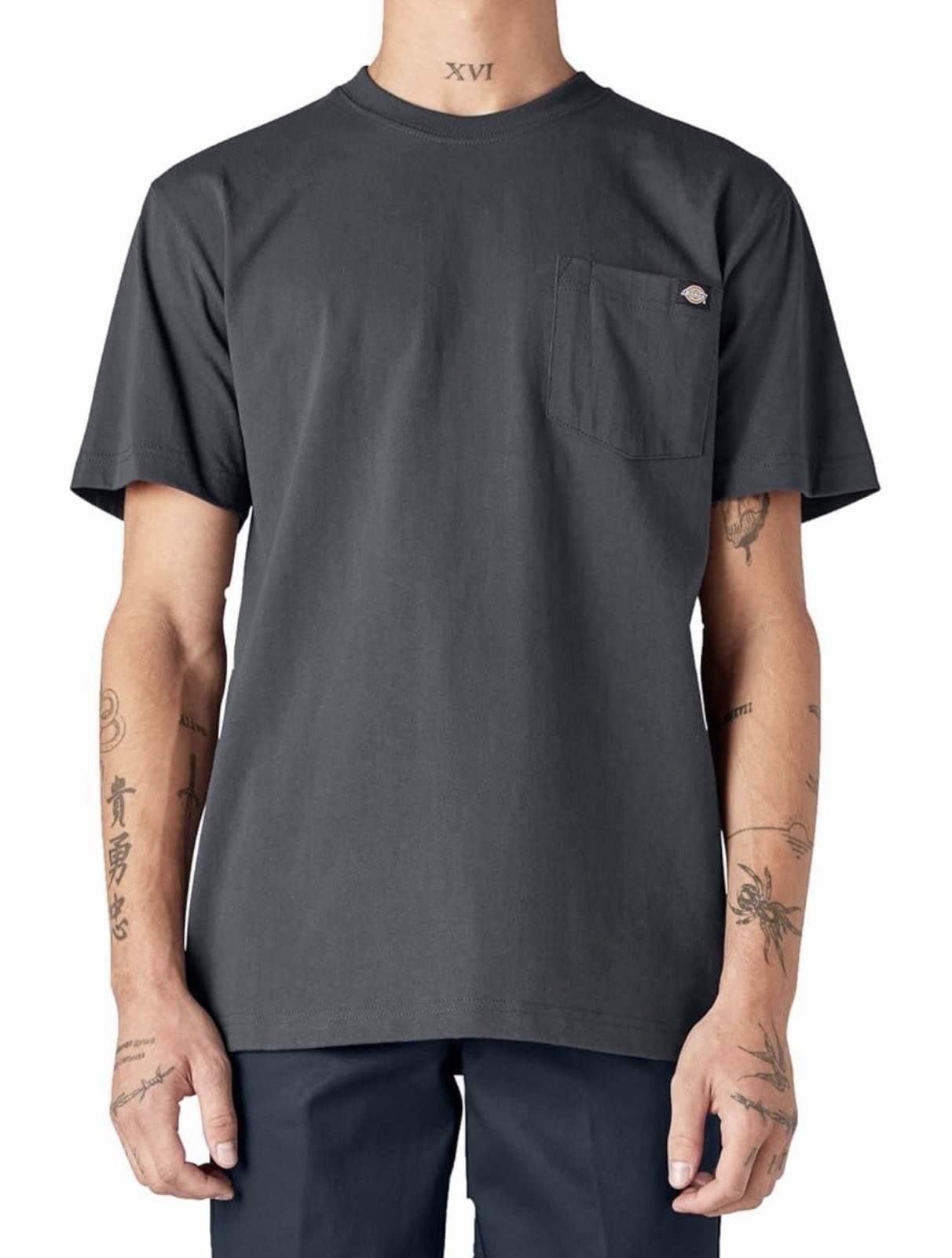 Dickies Men's Basic T-Shirt Pocket Tee Short Sleeve Light Weight Jersey Cotton gallery