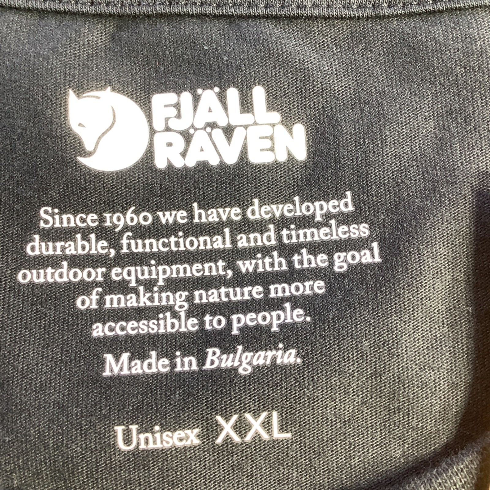 Fjallraven Kanken T-shirt Boston Black Organic Cotton Tee Unisex Size XXL NWT gallery