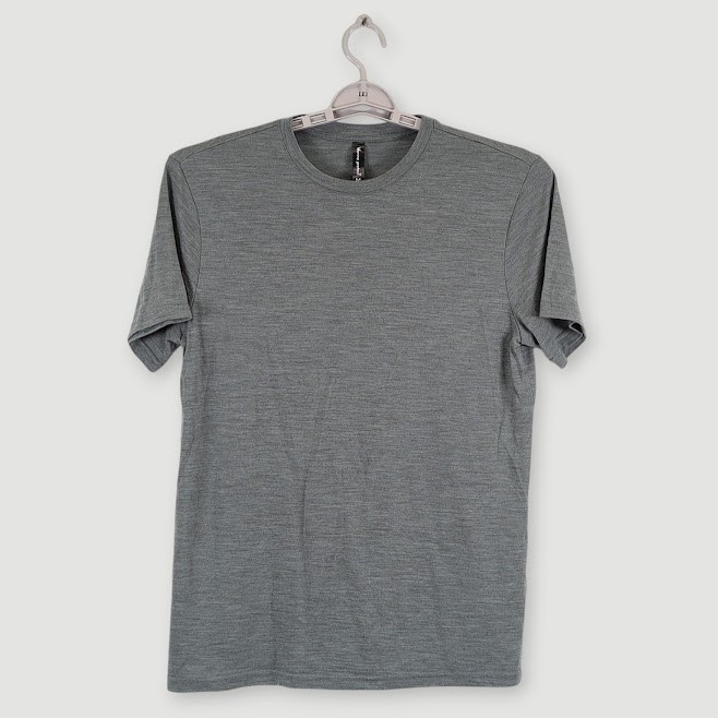 Merino protecT Wool Base Layer T Shirt Mens Medium Gray Casual Lightweight gallery