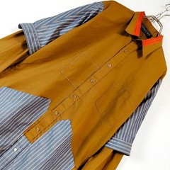 Used Geoffrey B.Small Docking Long-Length Shirt Layered Design Blocking