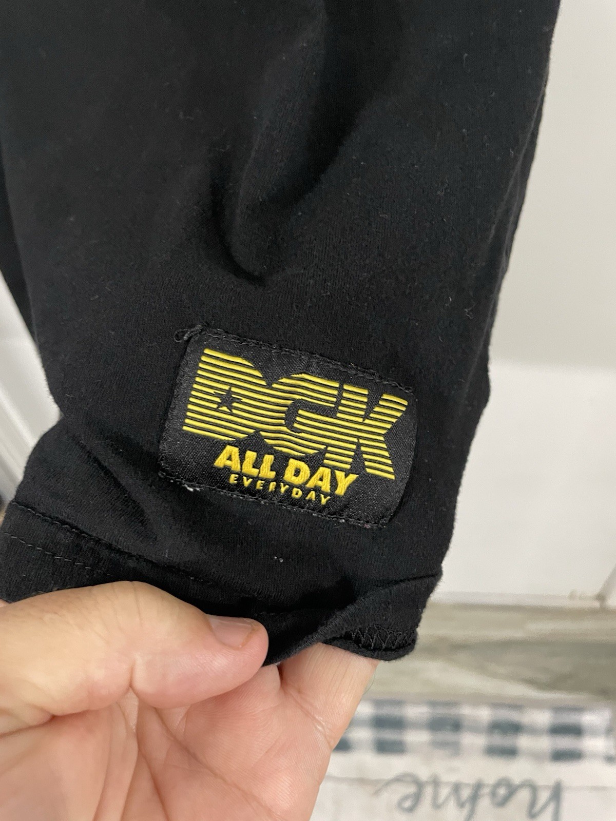 DGK All Day Basketball Shirt Tank Size Medium Yellow Black Preowned Good gallery