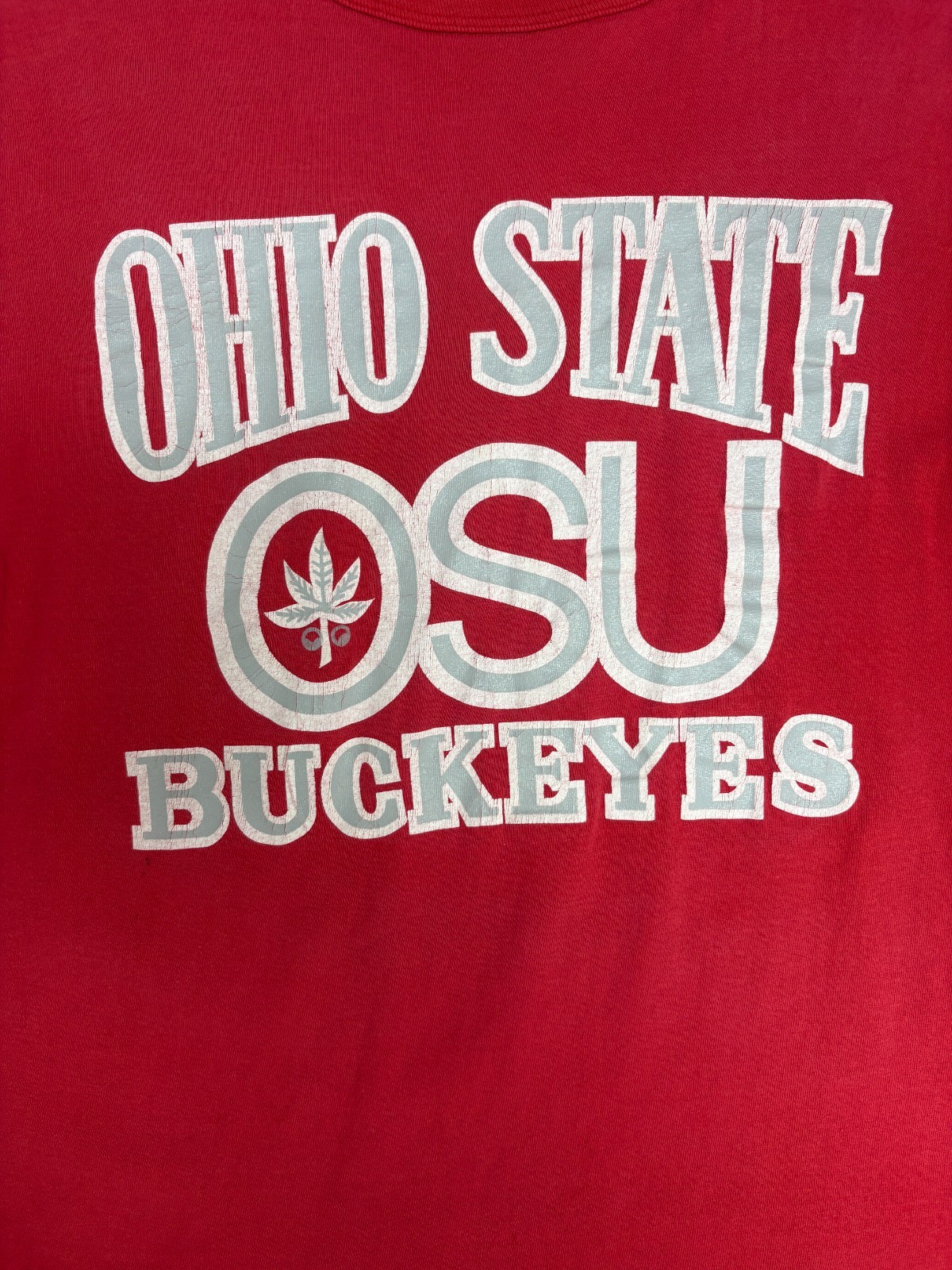 Ohio State Buckeyes Vintage 90s Starter Red T-Shirt Tee Size Large gallery