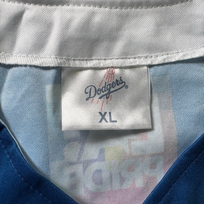 MLB Los Angeles Dodgers 2023 Pride Night Baseball Blue Jersey Adult Size XL gallery