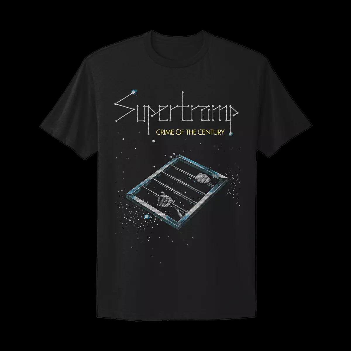 Supertramp Band Crime of the Century Black T Shirt Full Size S-5XL