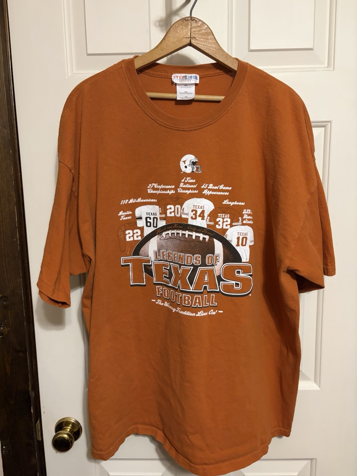 University of Texas Football Legend of Texas Football Men's Size 2XL T-Shirt gallery