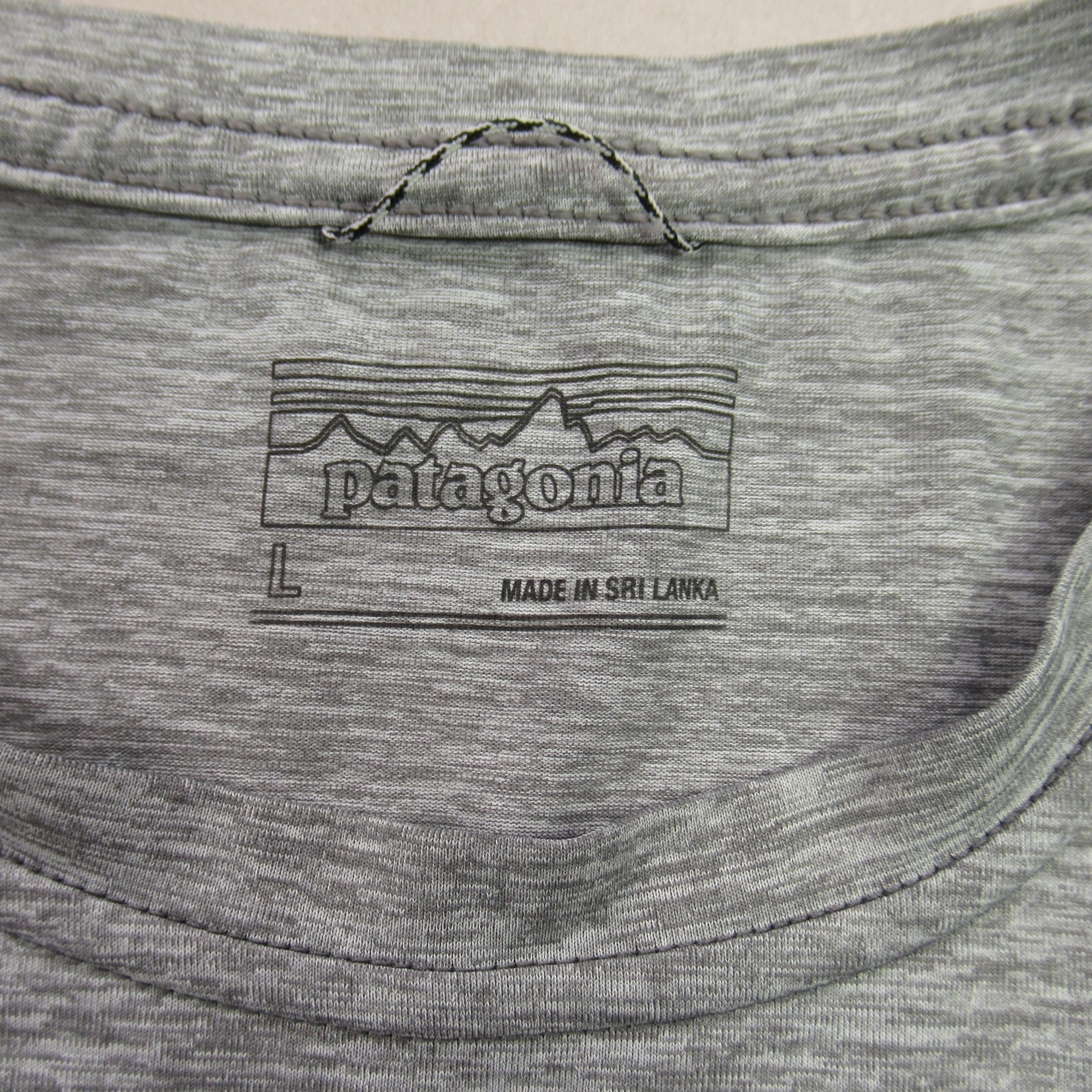 Patagonia Men's Large L Gray Heathered Crew Neck Short Sleeve T-Shirt Save Our gallery