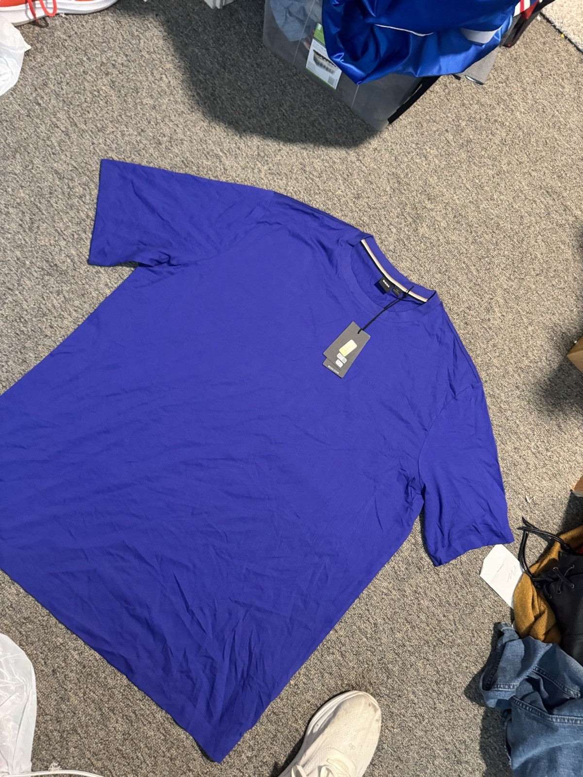 Hugo Boss NWT Purple Shirt Size 4X Tall gallery