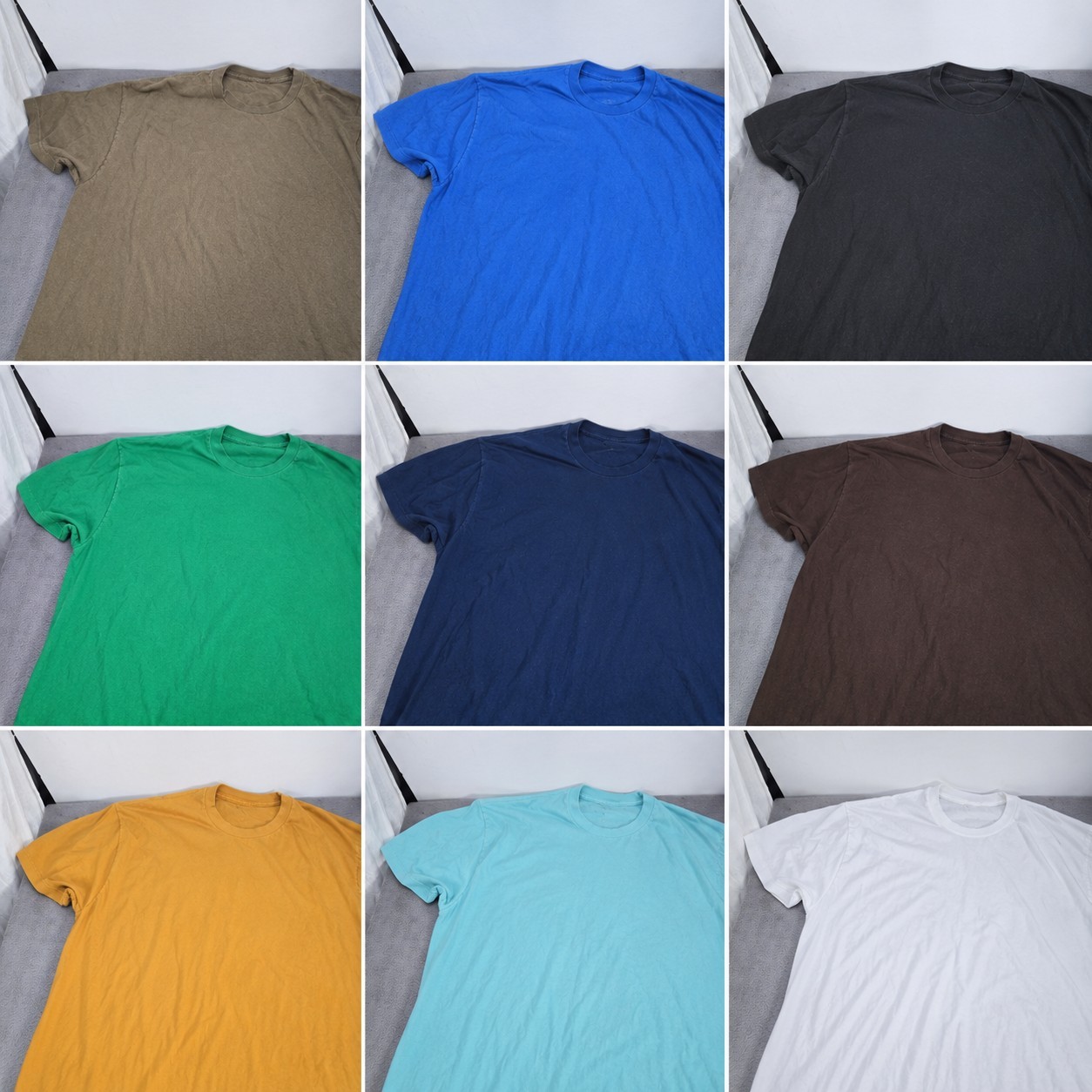 Men's XL/XXL Used Lot Of 9 T-shirts Various Brands & Colors Basketball Work Wear gallery