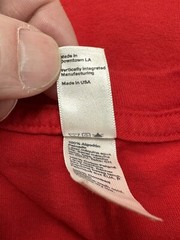 VTG Apple IPOD TOUCH Employee Red TShirt Sz Small A TOUCHING GIFT Long Sleeve