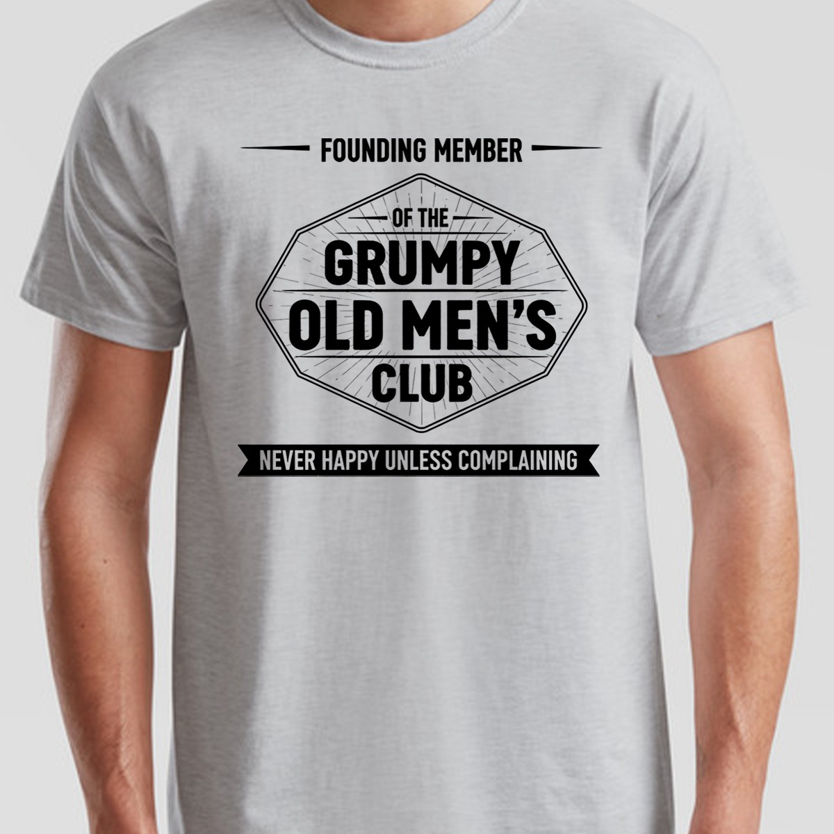 Grumpy Old Men'S Club Mens T Shirt Funny Dad Grandad Fathers Day Joke Gift Top gallery