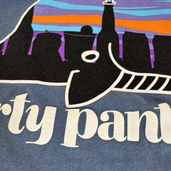 Party Pants Medium Blue Whale Short Sleeve Cotton Men’s Graphic T-Shirt