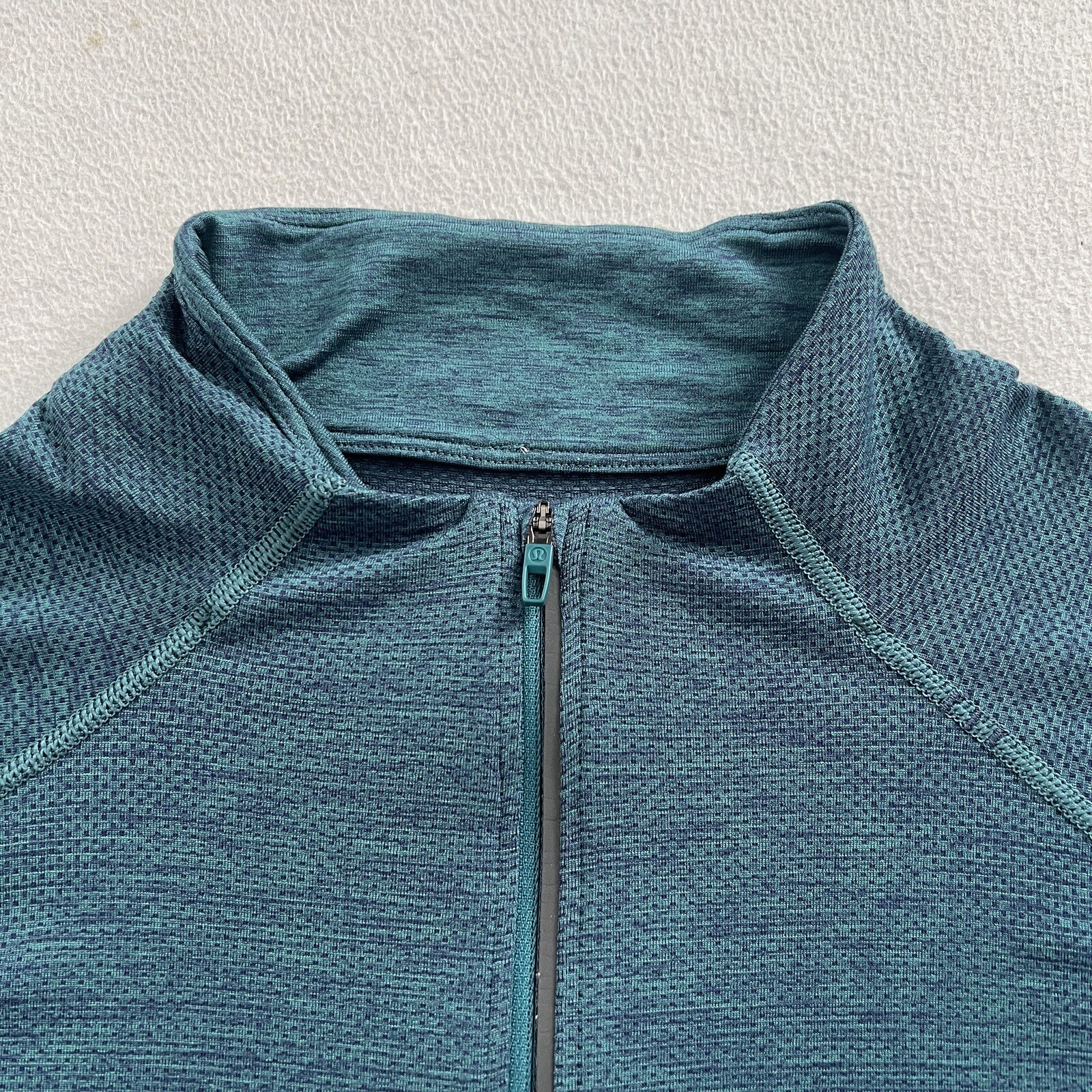 Lululemon Night Sea Deep Cove Teal Metal Vent Tech 1/2 Zip Long Sleeve Top XL gallery