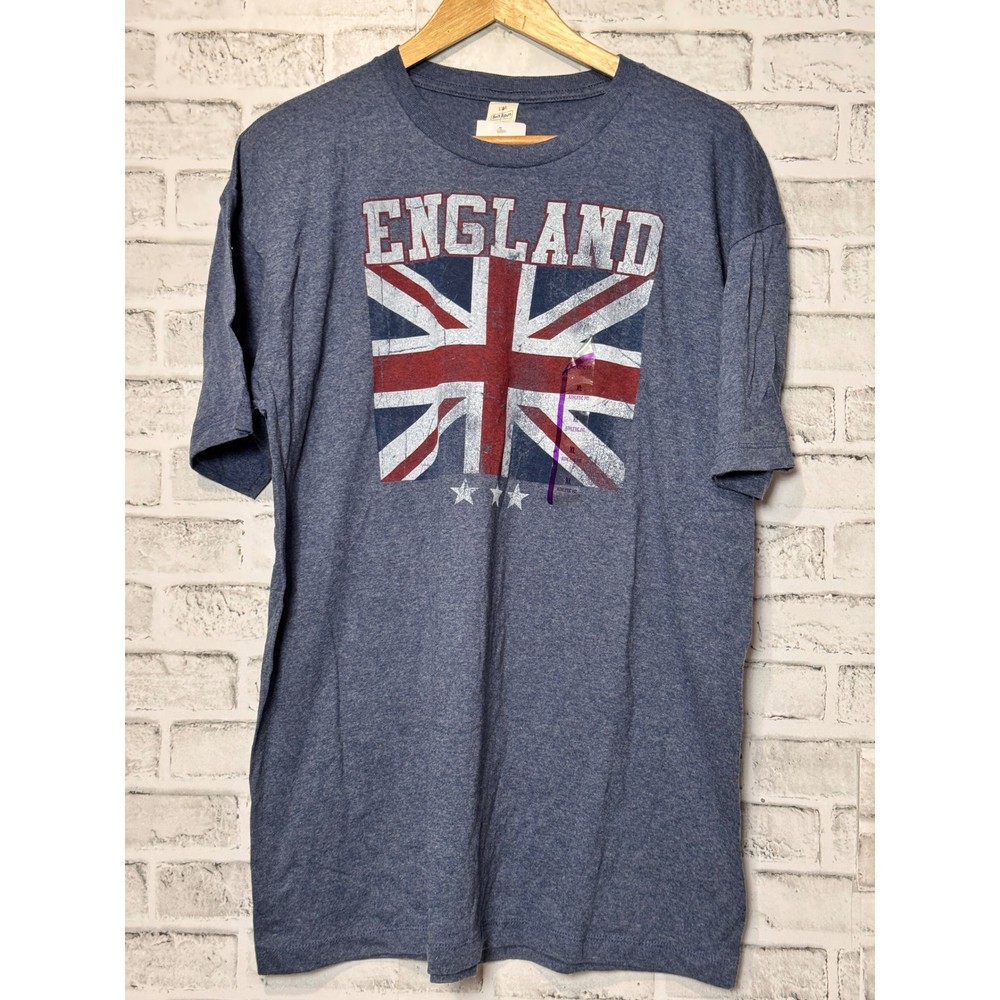 England British Flag Union Jack Graphic T-Shirt Patriotic XL Extra Large