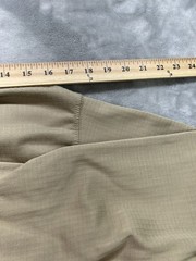 Condor Pullover Mens L Brown Tan Tactical Grid Fleece 1/4 Zip Base Layer Shirt