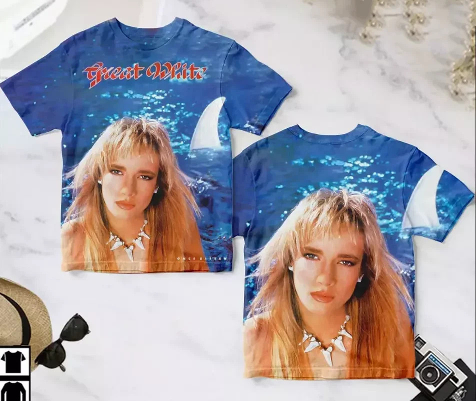 Great White Band Once Bitten Album 3D T Shirt QT1362 gallery
