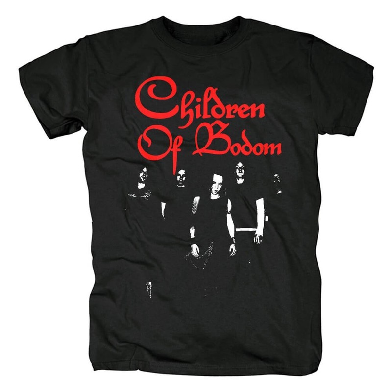 Vtg Children Of Bodom Heavy Cotton Black T Shirt For men All Size BT945