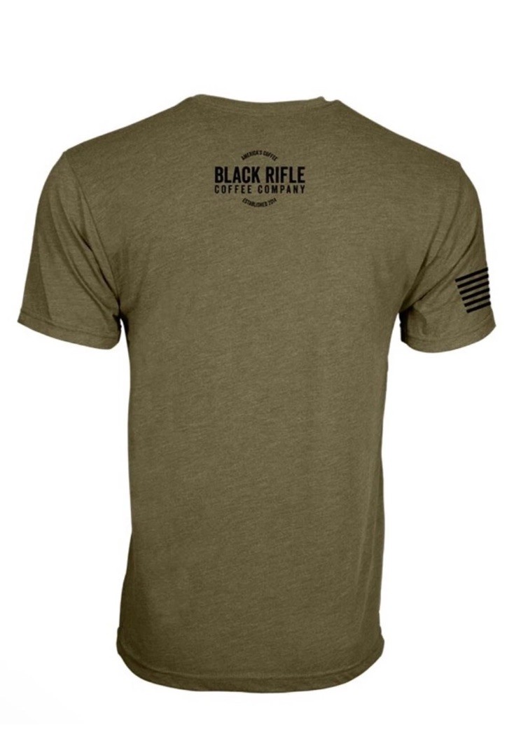 Black Rifle Coffee Company Coffee or Die T-Shirt Snake Military Green Size M gallery