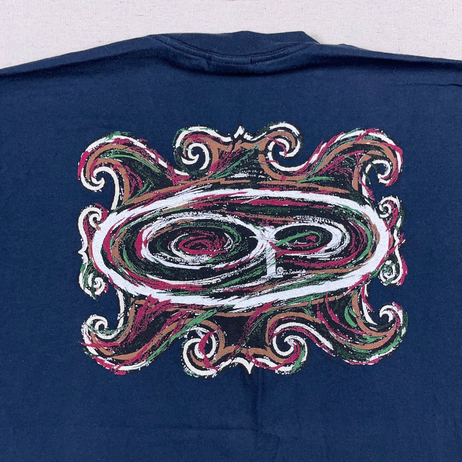 VTG OP Ocean Pacific T Shirt Mens XL Graphic Grafitti Surf Double Sided 90s Y2K gallery