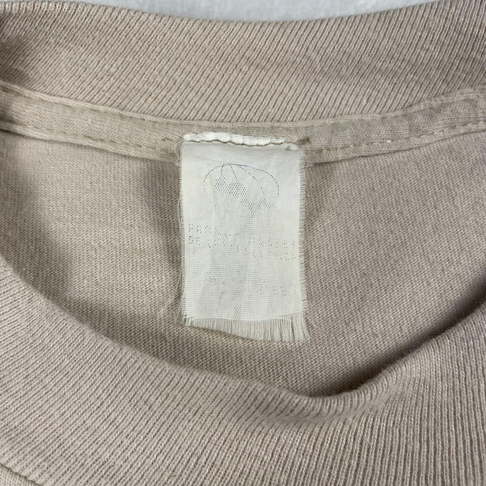 Vtg 80s Habitat For Humanity Tee L Beige El Salvador Floorplan Blueprint Art USA gallery