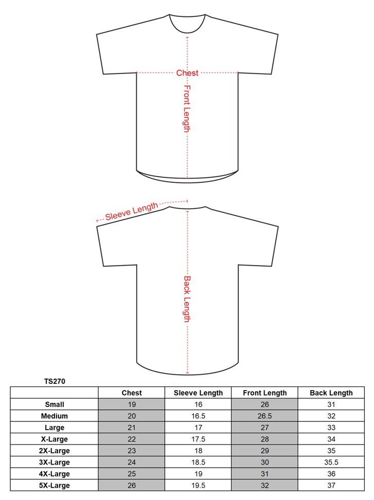 Victorious Men's Hipster Solid Color Long Length Curved Hem T-Shirt TS270-K21A gallery