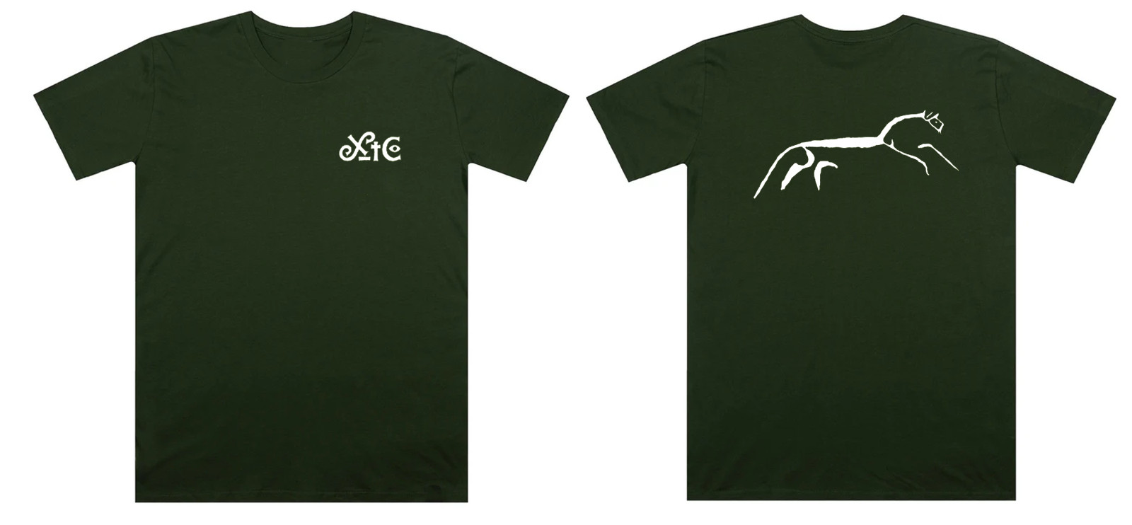 NEW XTC English Settlement Double Side T-Shirt Green All Size KK200