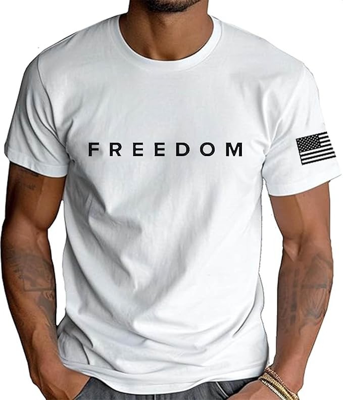 Freedom Shirt Charlie Kirk Tshirts Patriotic text gallery