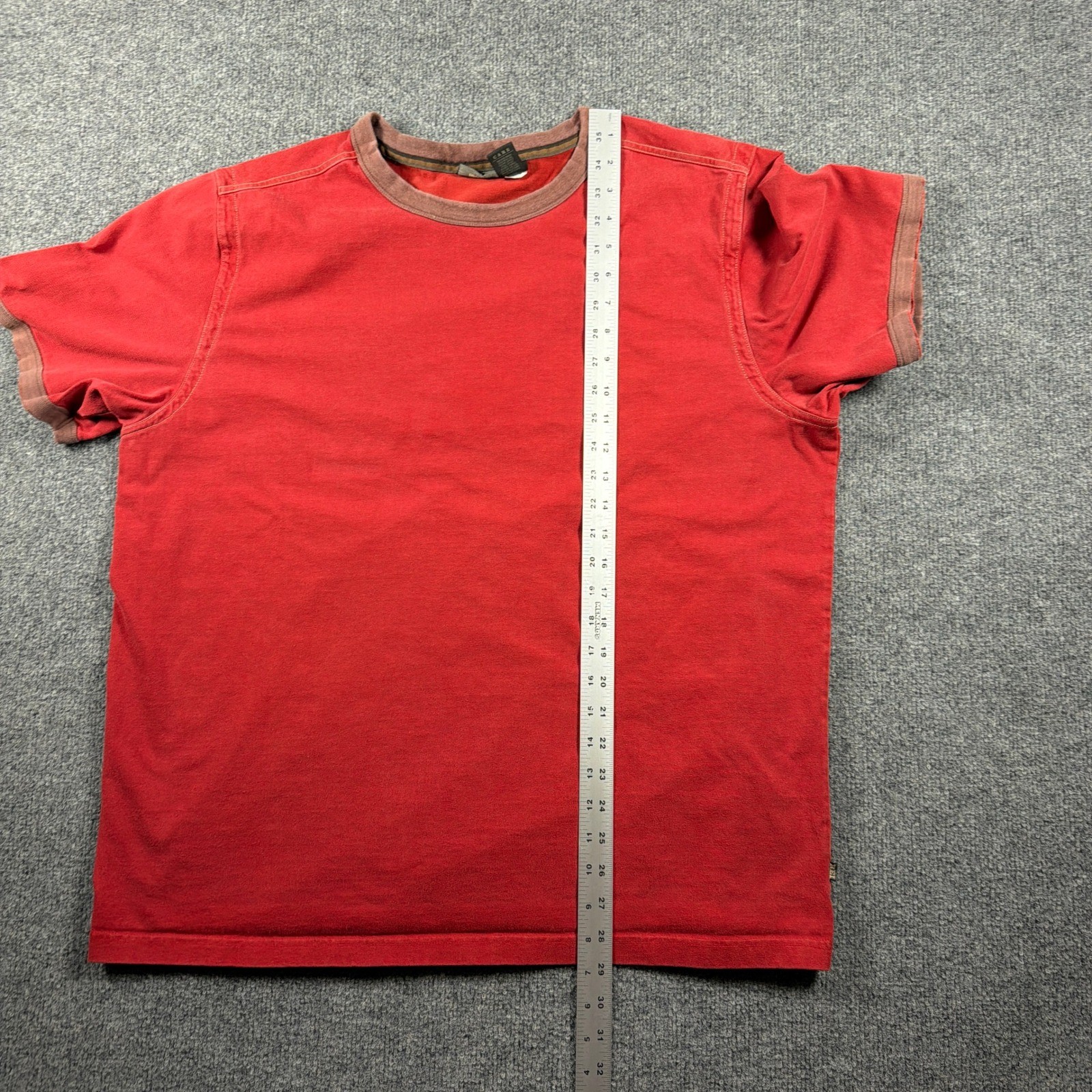 REI Co-op T Shirt Mens XXL Ringer Red Organic Cotton Short Sleeve Casual Y2K gallery