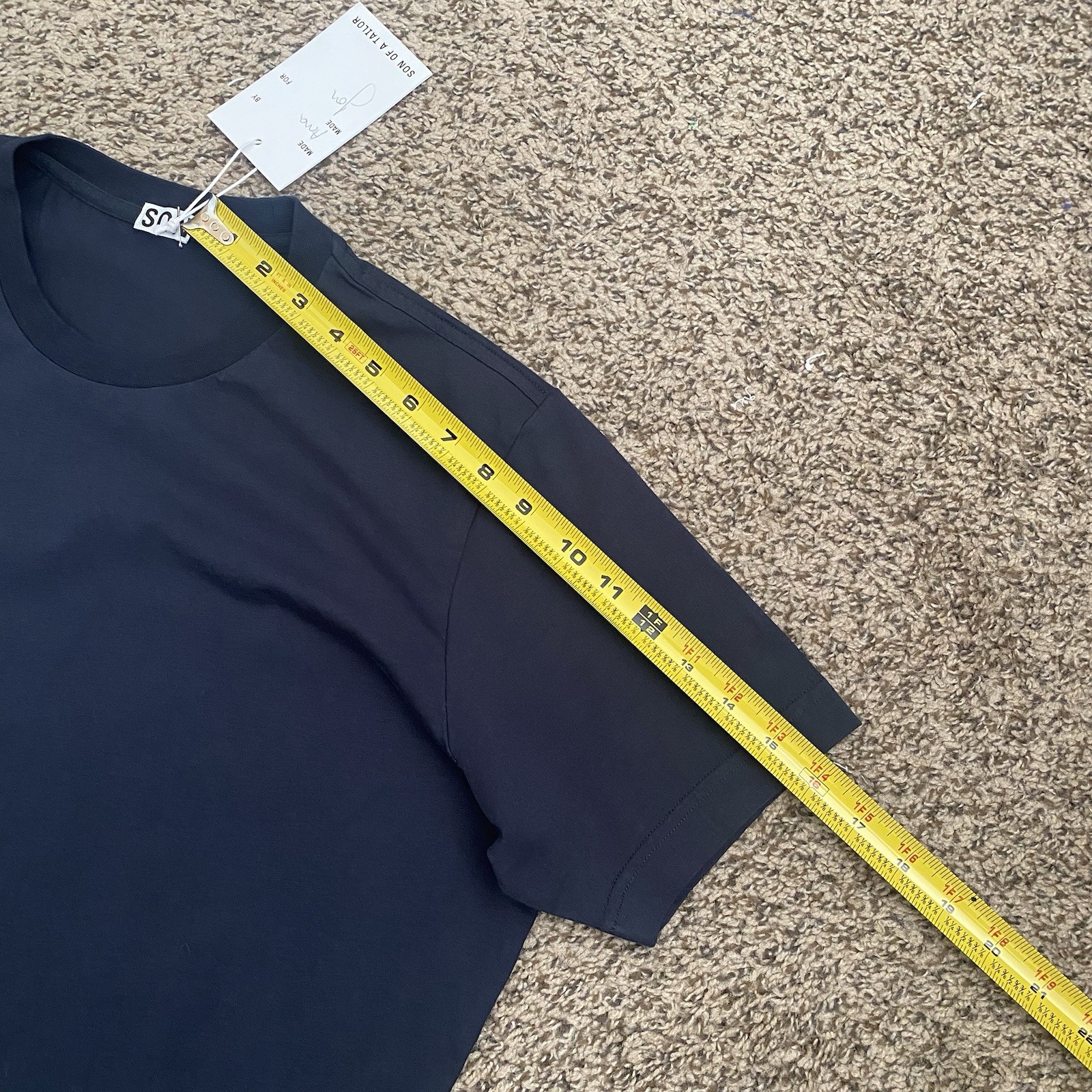 Son of a Tailor T Shirt Mens M/L Blue Short Sleeve Casual Crew See Measurements gallery
