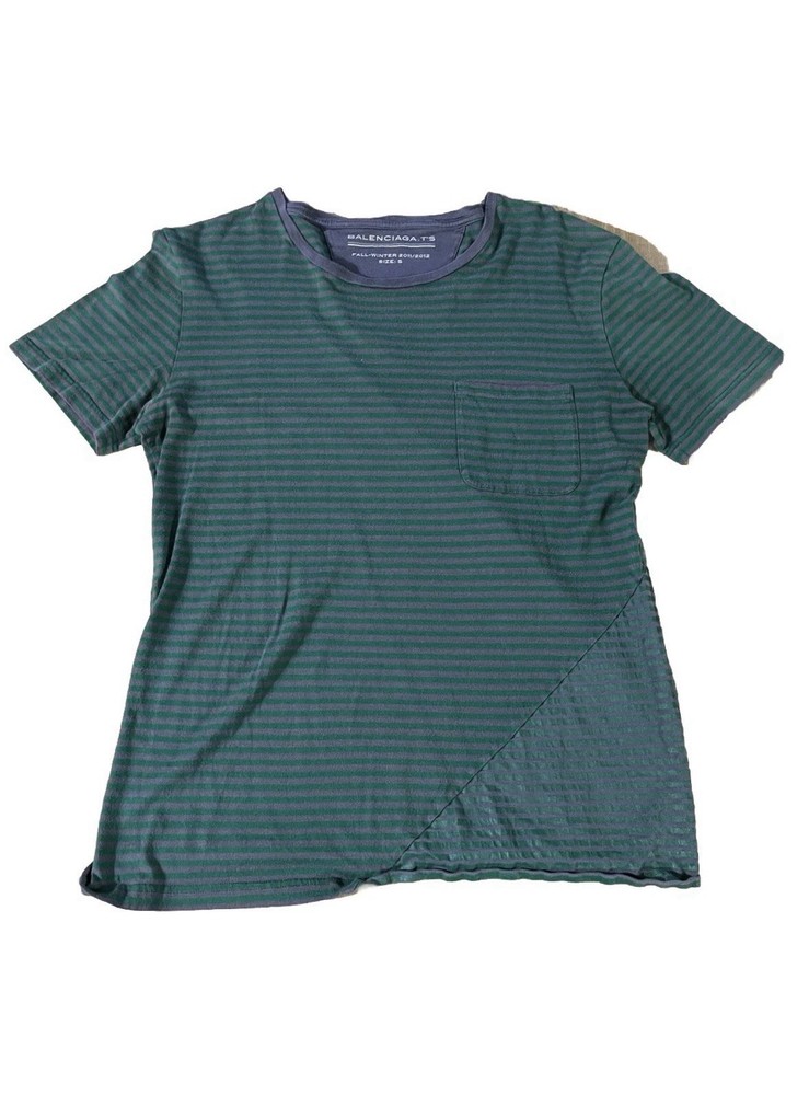 Balenciaga Fall/Winter 2011-2012 Green T Shirt Sz Small