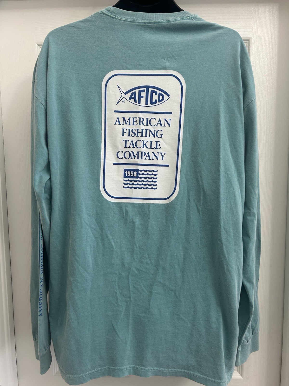Aftco Cotton Fishing Long Sleeve Shirt Men's XL Pocket gallery