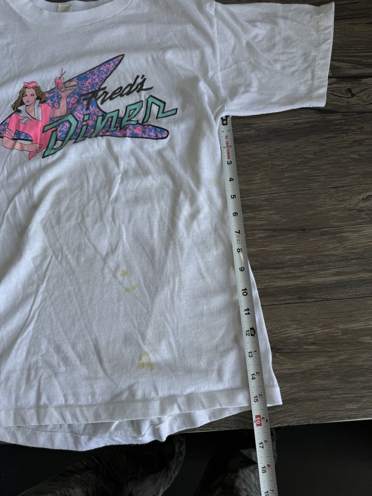 Vintage Lexington 1987 Freds Dinners Graphic Tee Shirt Mens Size Med gallery