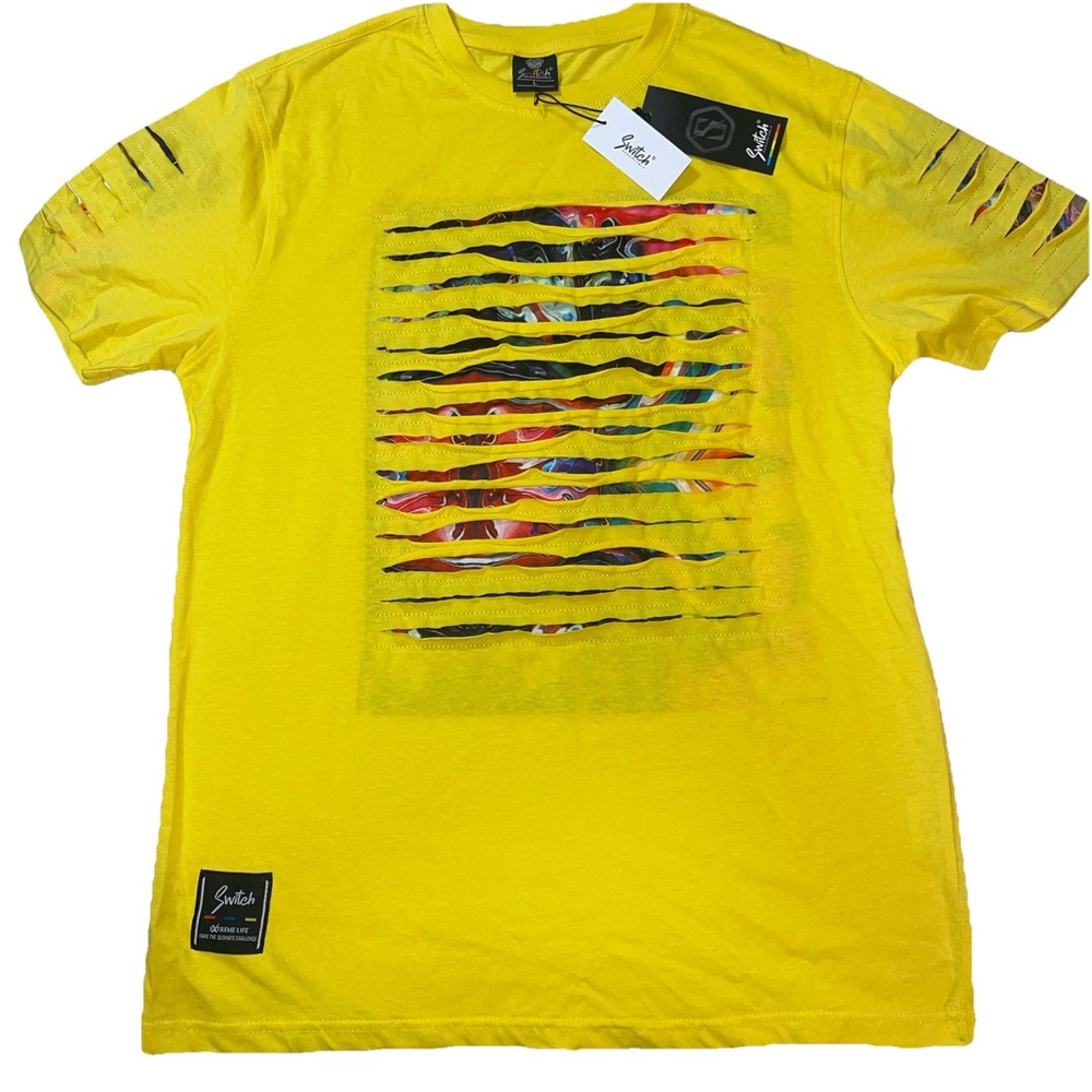 Switch Streetwear Yellow Remarkable Edition Men’s T-Shirt NWT Size: L