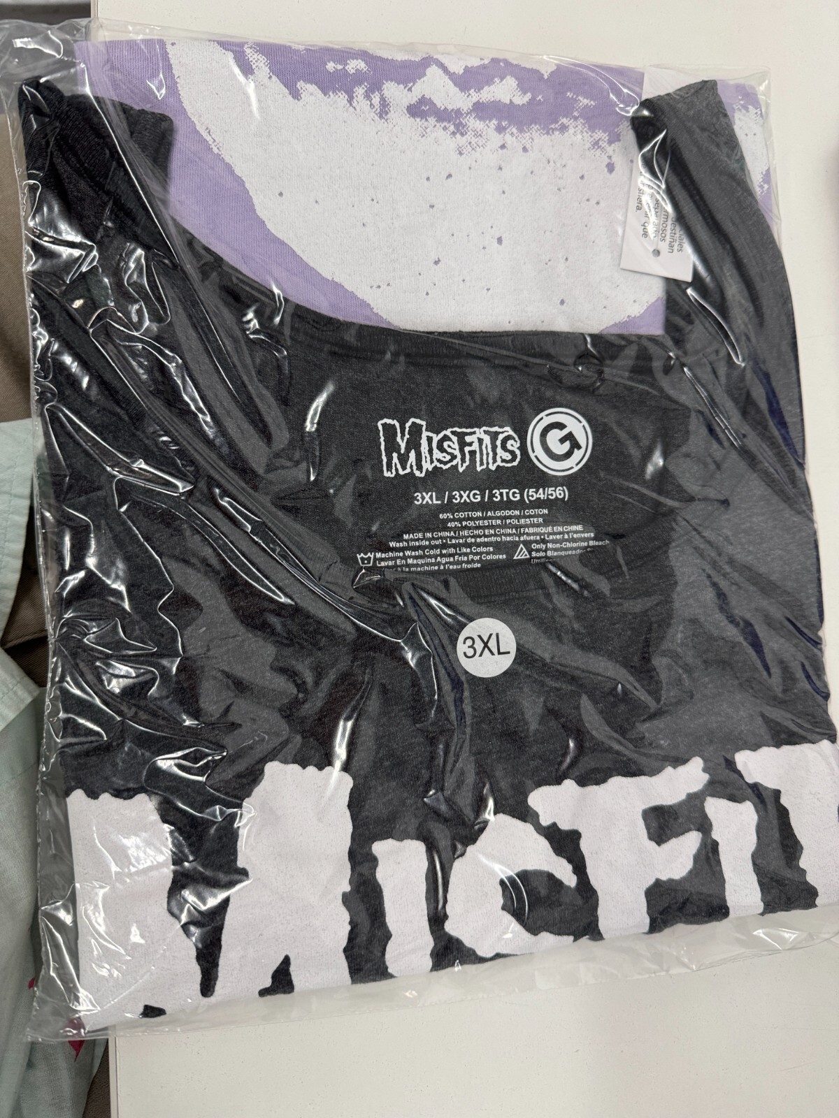 MISFITS LOGO SKULL MENS TWO TONE TANK TOP gallery