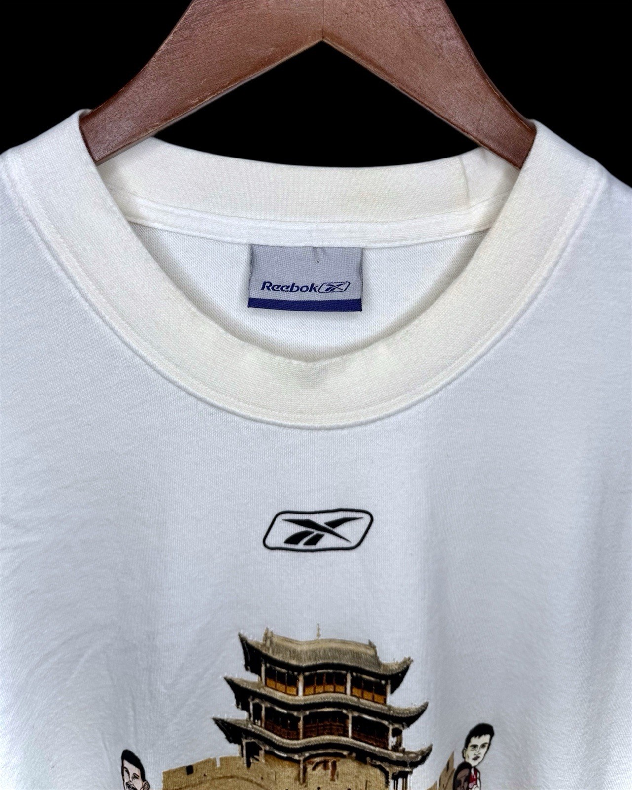 Vintage 2004 Reebok NBA China Games Kings Versus Rockets Tee Shirt Size XL gallery