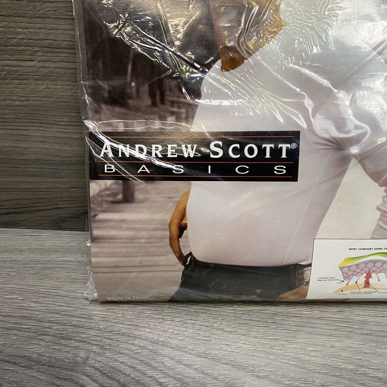 Andrew Scott Basics Mens Long Sleeve Thermal Crew Gray XL 46/48 Sealed gallery
