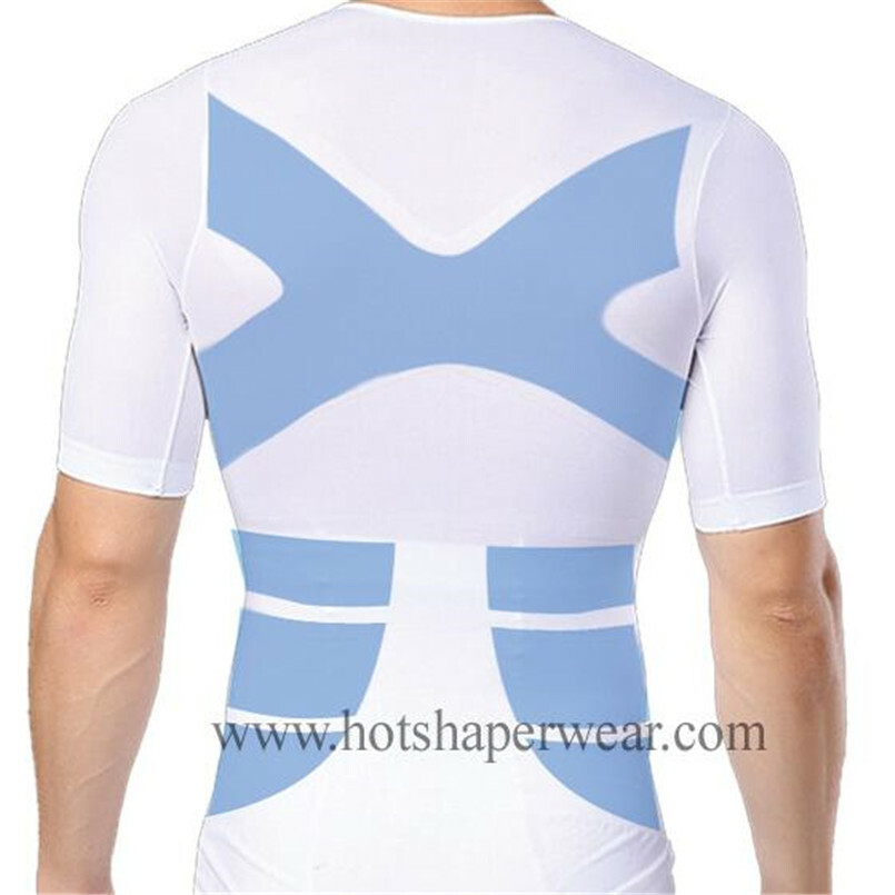 Shaper Men Body Toning T-Shirt Ultra Durable Vest Compression Underwear Corset gallery