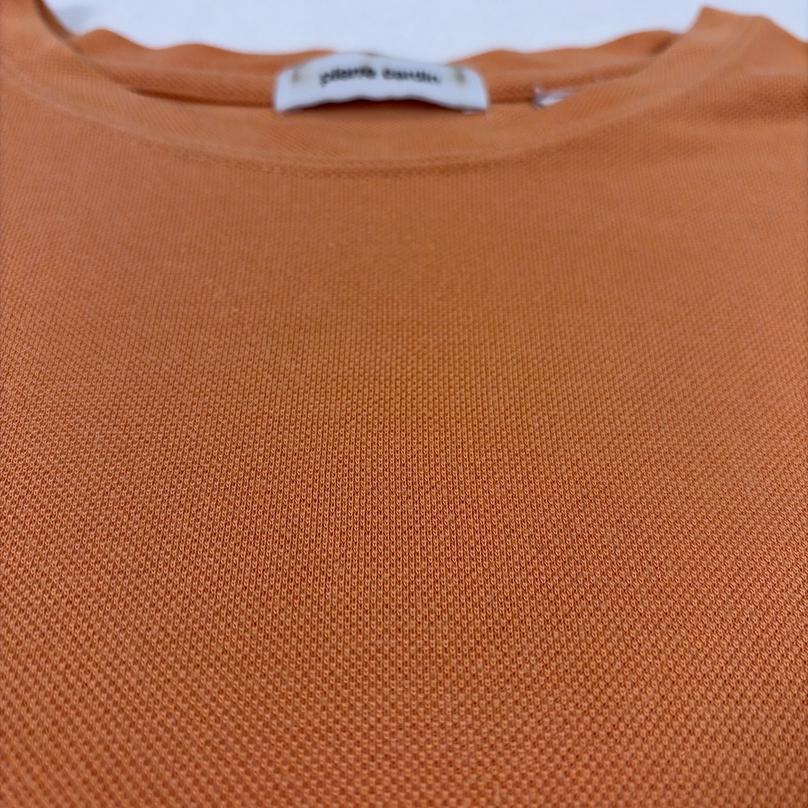 Pierre Cardin Men's Large T-Shirt Orange Rayon Blend Soft Short Sleeve Crew Neck gallery