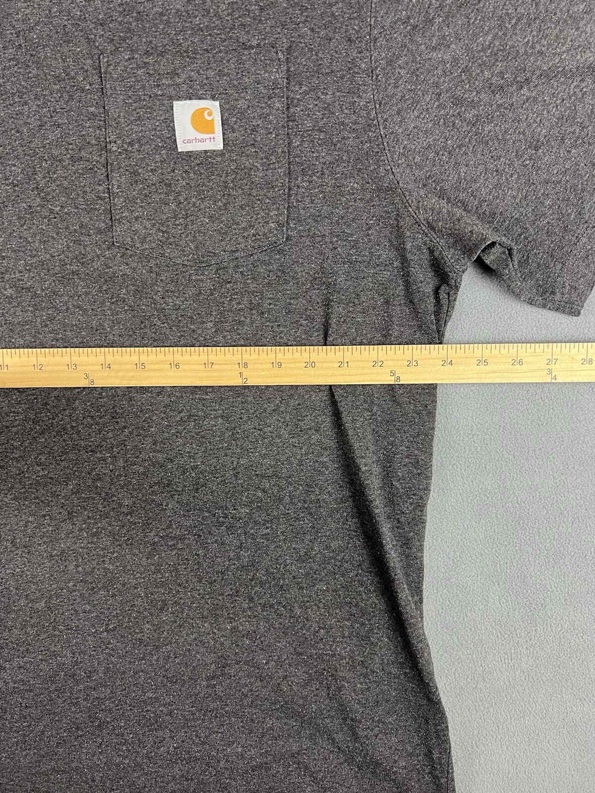 Carhartt Shirt Mens Extra Large Gray Relaxed Fit Chore Workwear Pocket Tee gallery