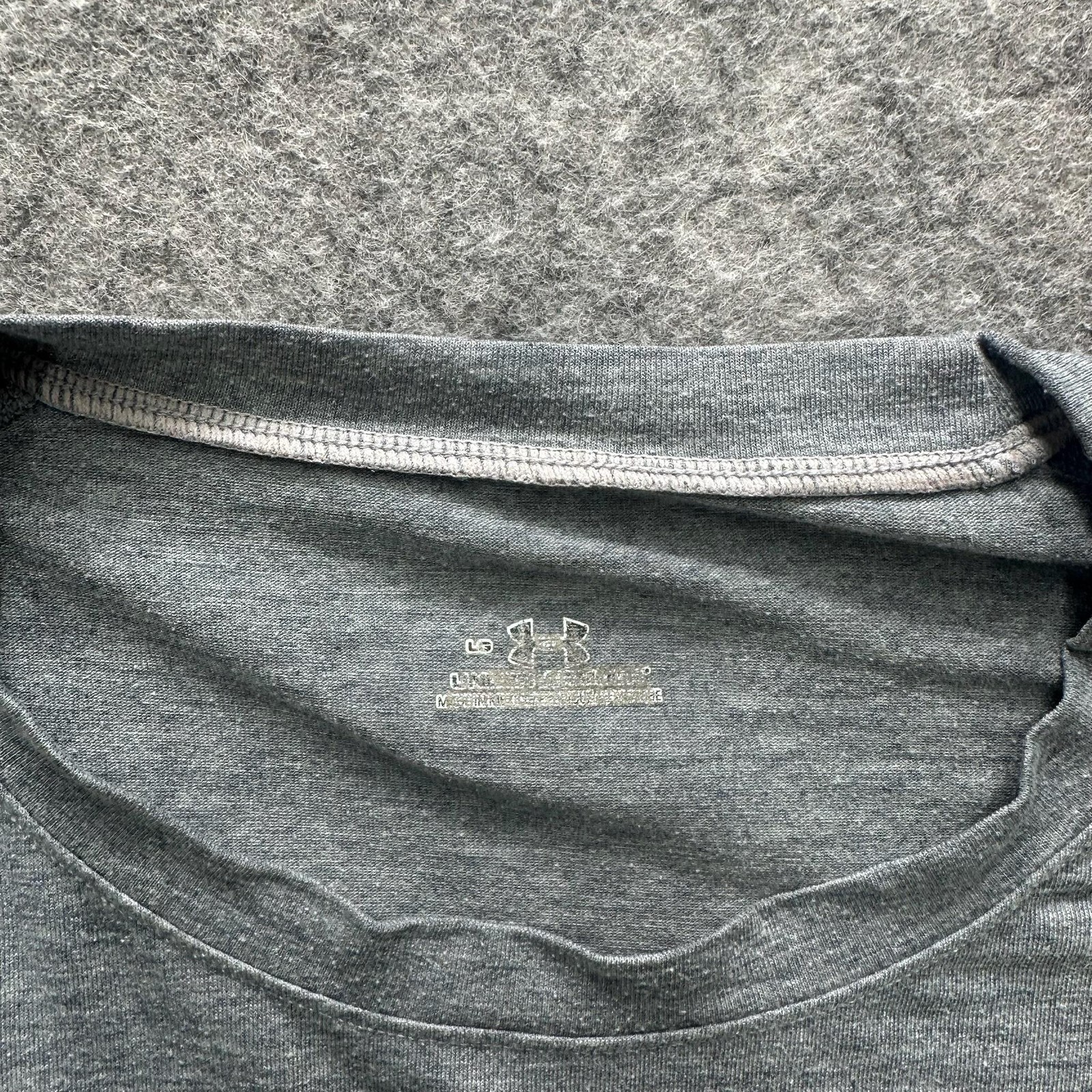 Under Armour Shirt Mens L Gray Cavalier Baseball Graphic Moisture Wicking gallery