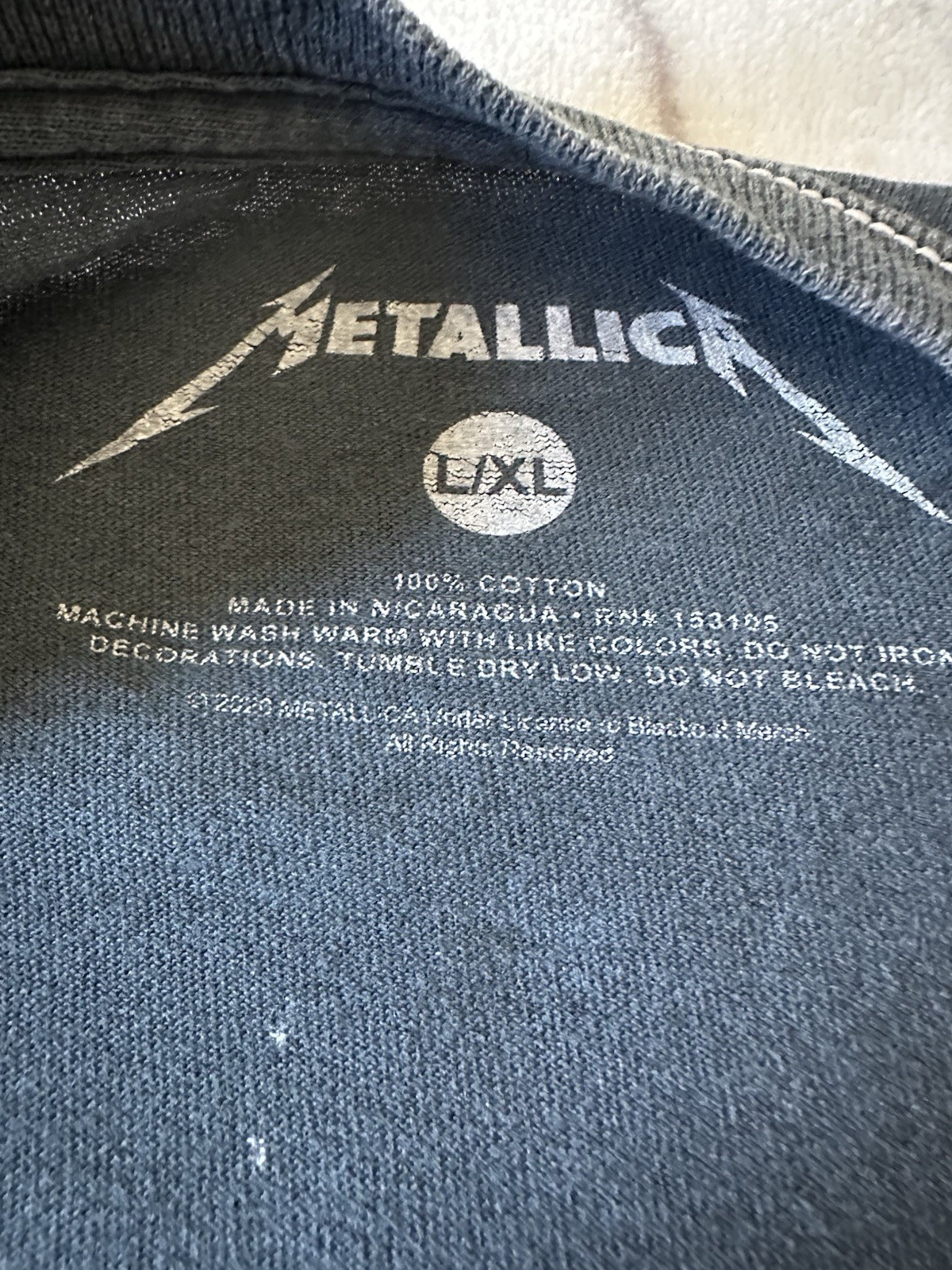 Metallica Official Merchandise Harvester of Sorrow Tour 1988 T-Shirt Men’s L/XL gallery