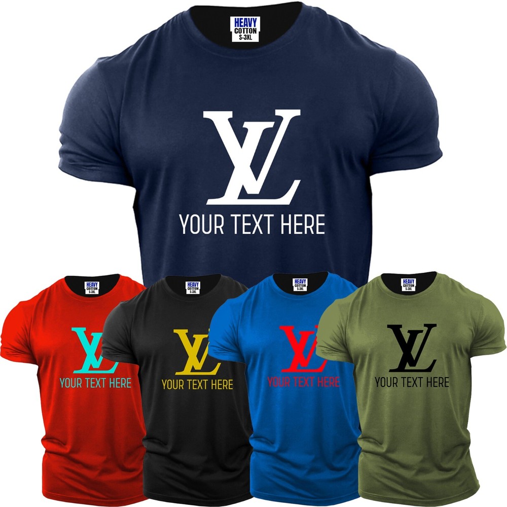 Personalized Custom Men’s Your Text Here Short Sleeve T -Shirt New USA Gift Tee
