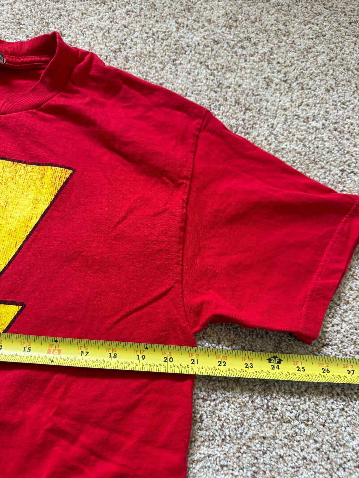 The Flash Shirt Mens Large Red DC Comics Originals Superhero Graphic Tee 2010 gallery