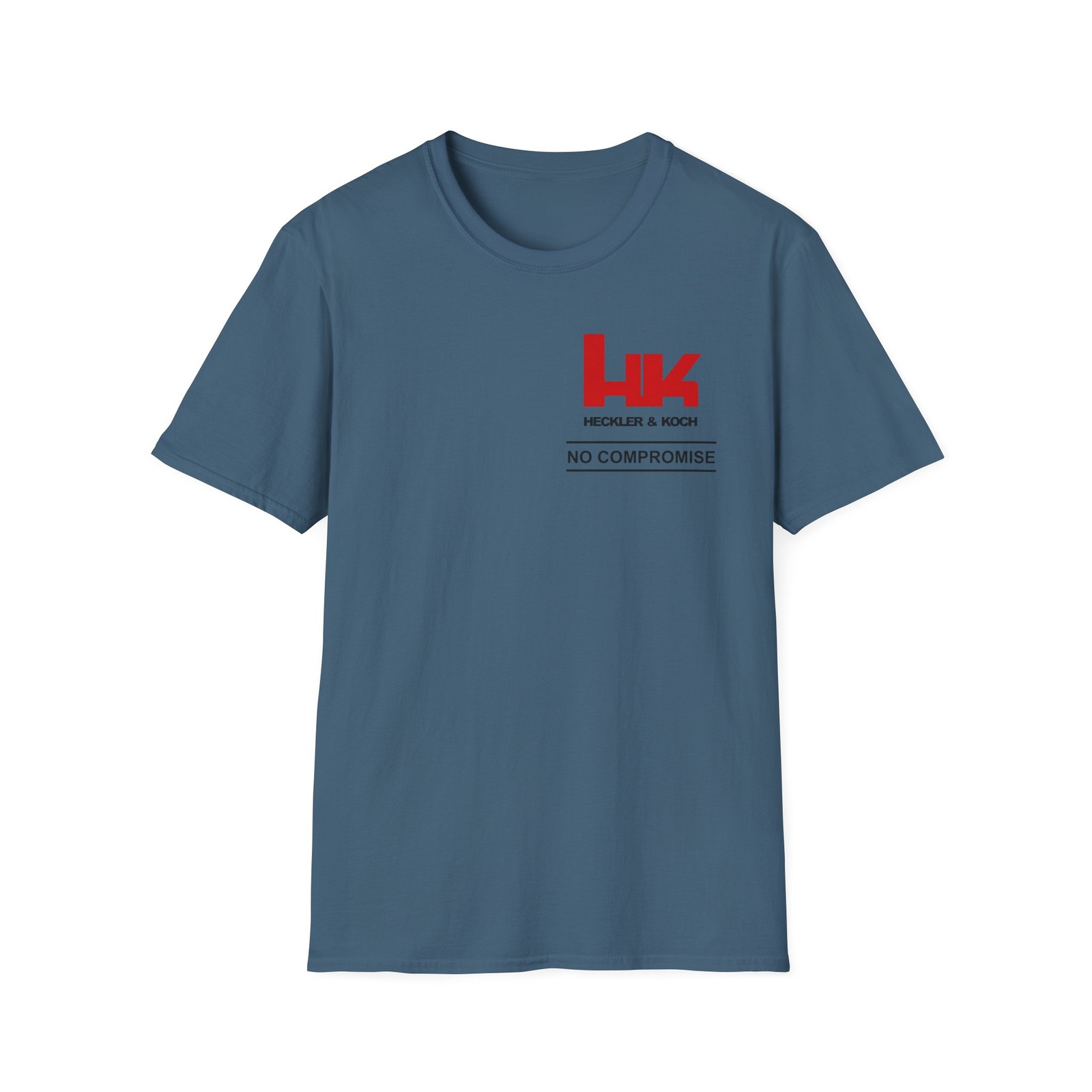 HK Heckler & Koch 416 22lr Logo Pinup Firearm Shirt No Compromise