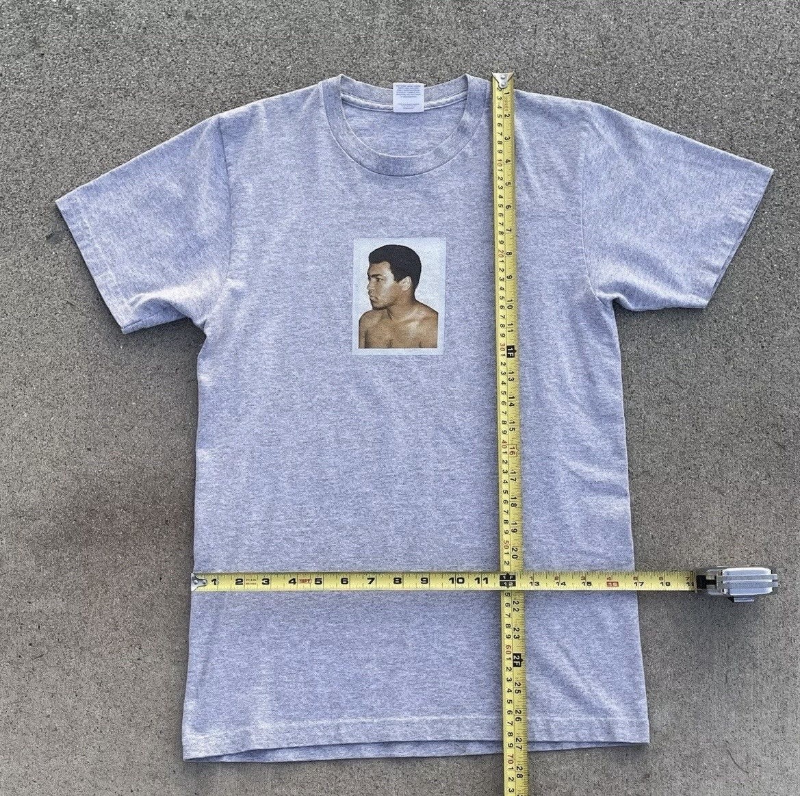 SS16 Supreme Andy Warhol Muhammad Ali grey T-shirt size Small gallery