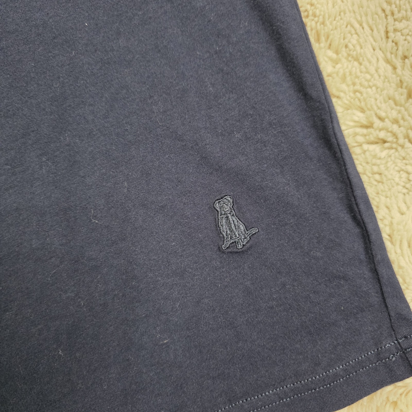 Cremieux Shirt Mens Navy Blue Size Large V Neck Short Sleeve gallery