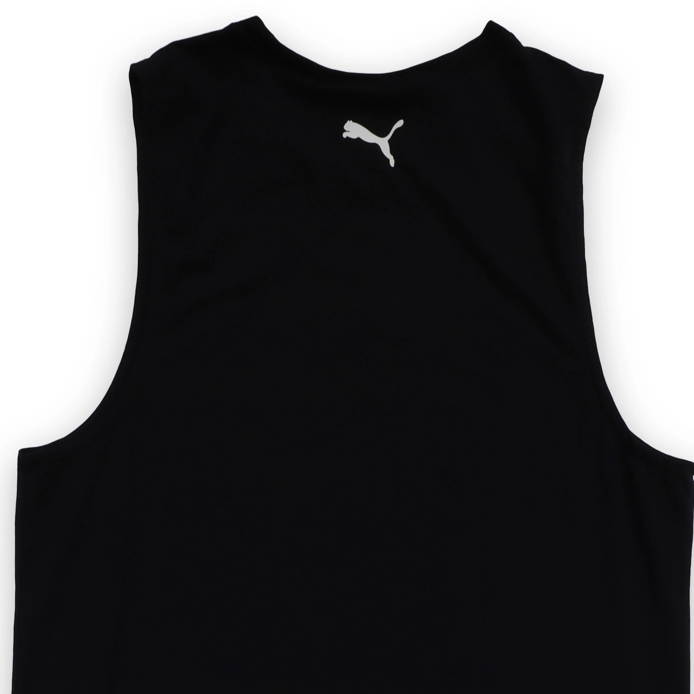 Puma Tank Top Mens Big Logo L Black Polyester Blend Sleeveless gallery
